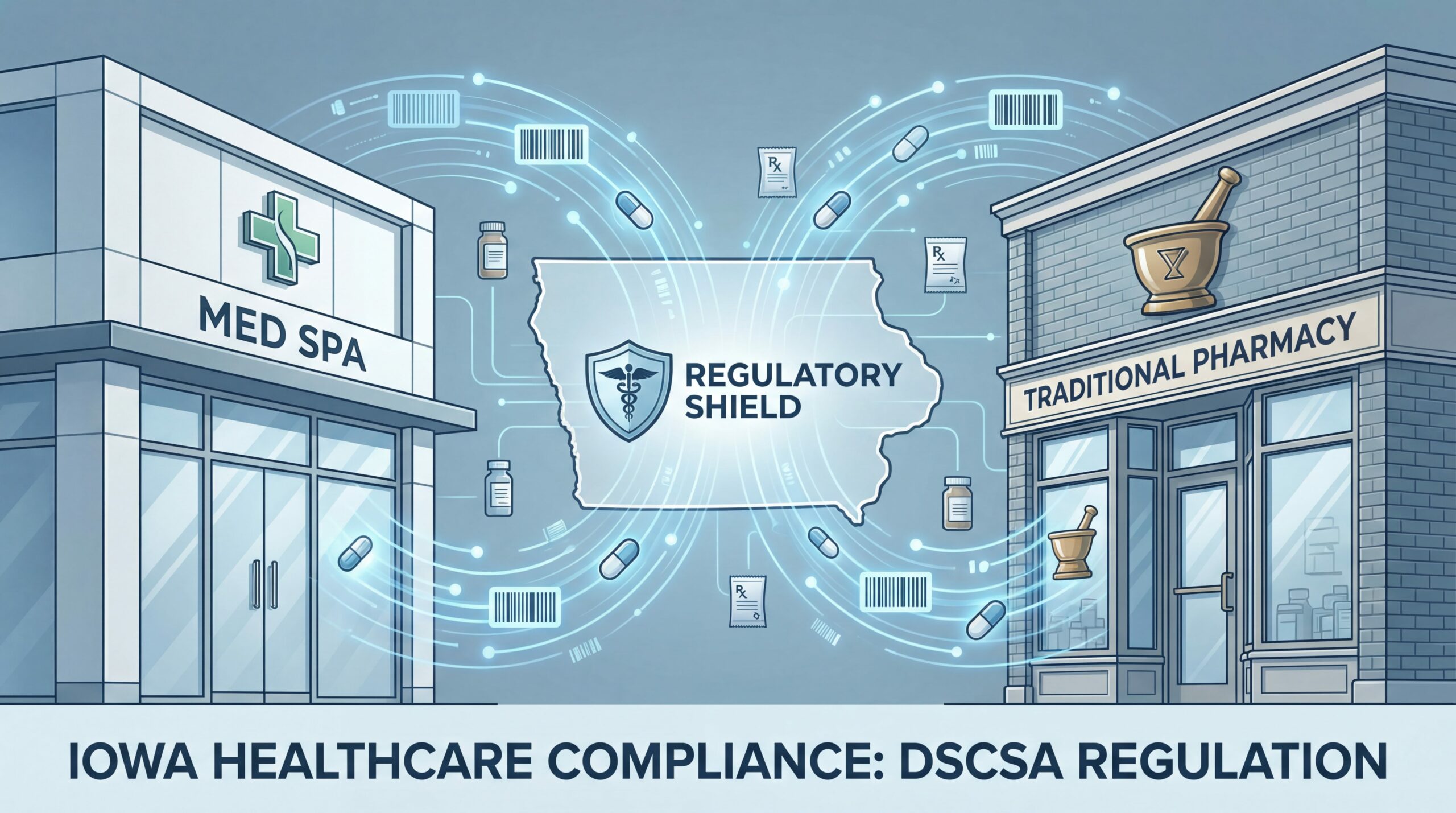 Iowa HSB 591 Med Spa DSCSA Compliance Hero Image