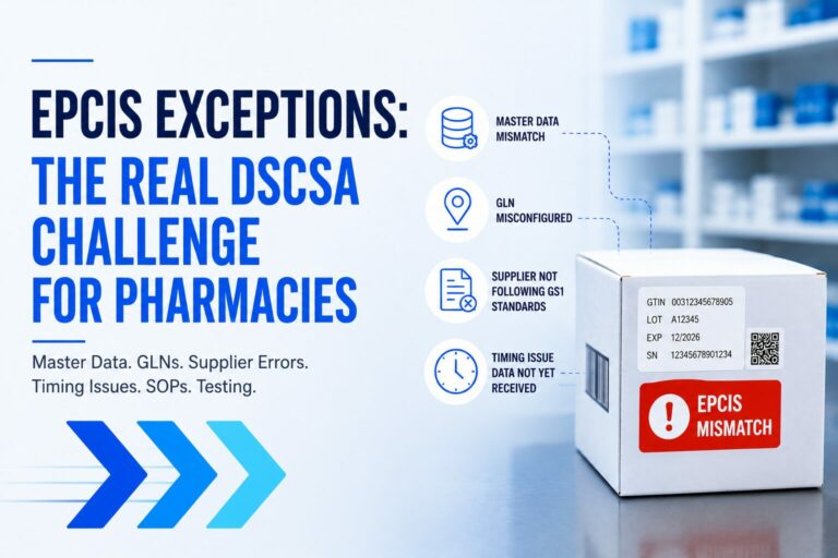 EPCIS EXCEPTION HANDLING DSCSA